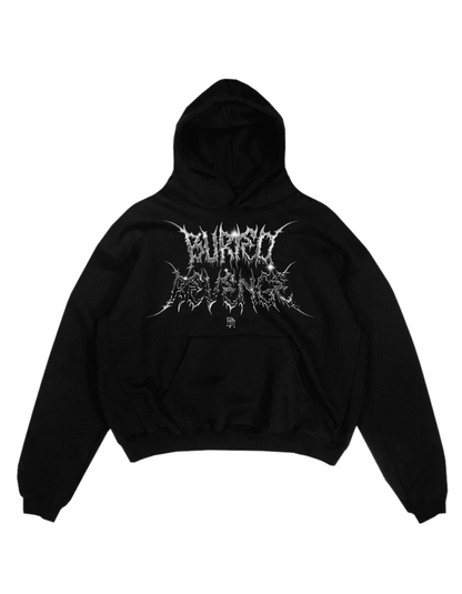 CHROME RAZOR HOODIE - BLACK